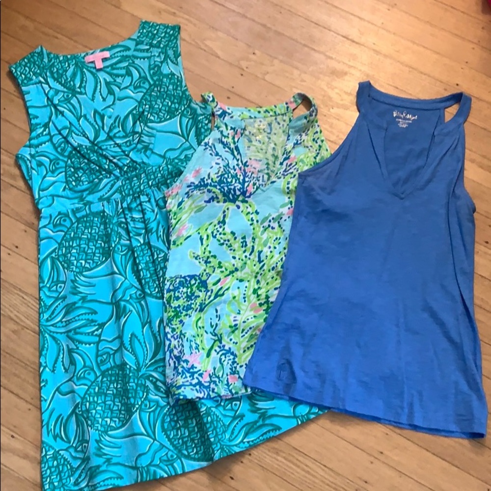 Lily Pulitzer Lot dress and tops